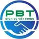 CÔNG TY TNHH DỊCH VỤ VIỆT TRUNG PBT