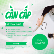 Tuyển dụng việc làm Công ty Cổ phần Dược Phẩm Eu-Pharco