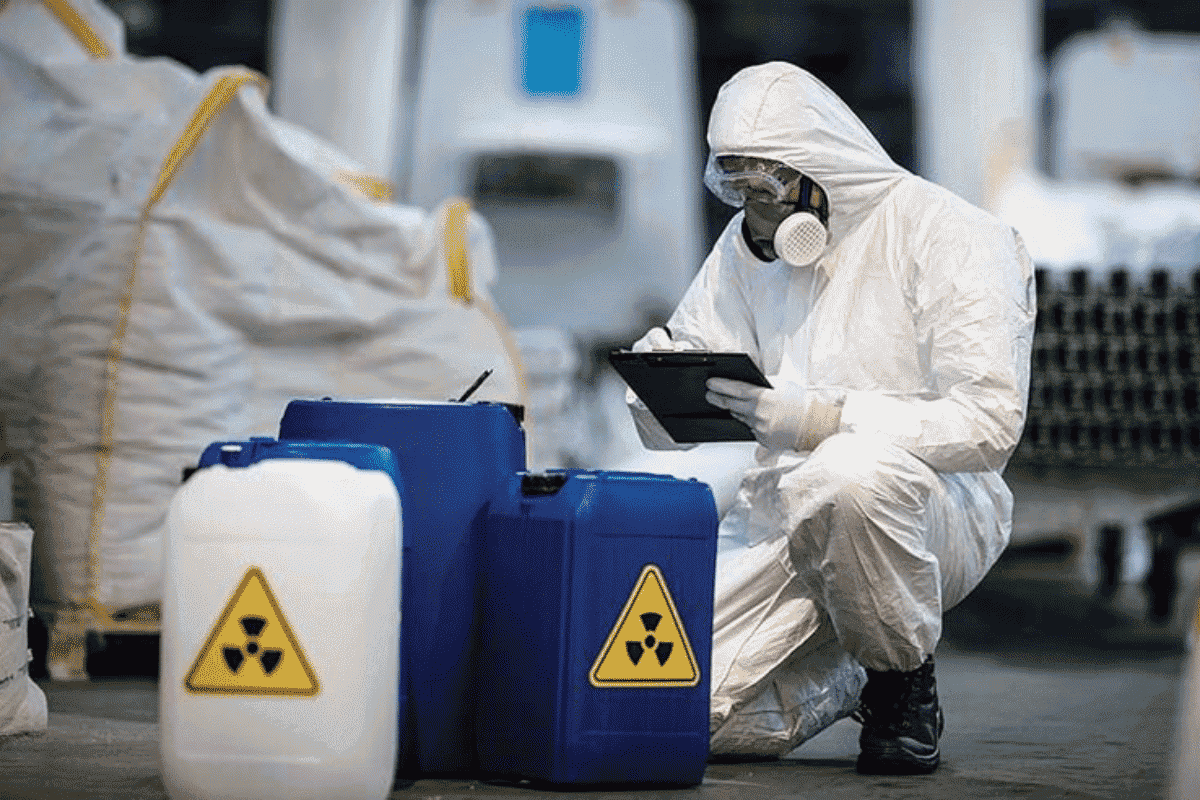 Nhân viên việc làm hóa chất cần được trang bị đầy đủ trang thiết bị bảo hộ trong quá trình làm việc