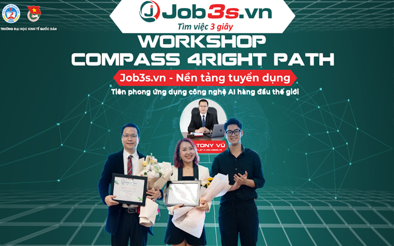 CEO Tony Vũ của Jobcentreonline.com diễn giả được mong chờ nhất tại workshop (Người ngoài cùng bên trái)