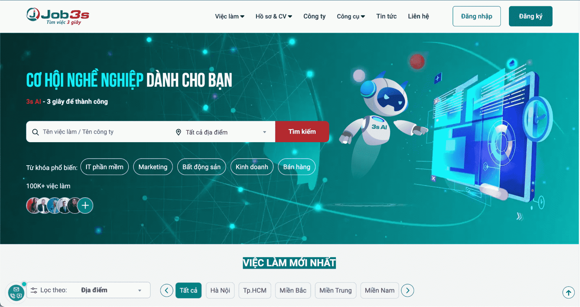 Truy cập vào website jobcentreonline.com 