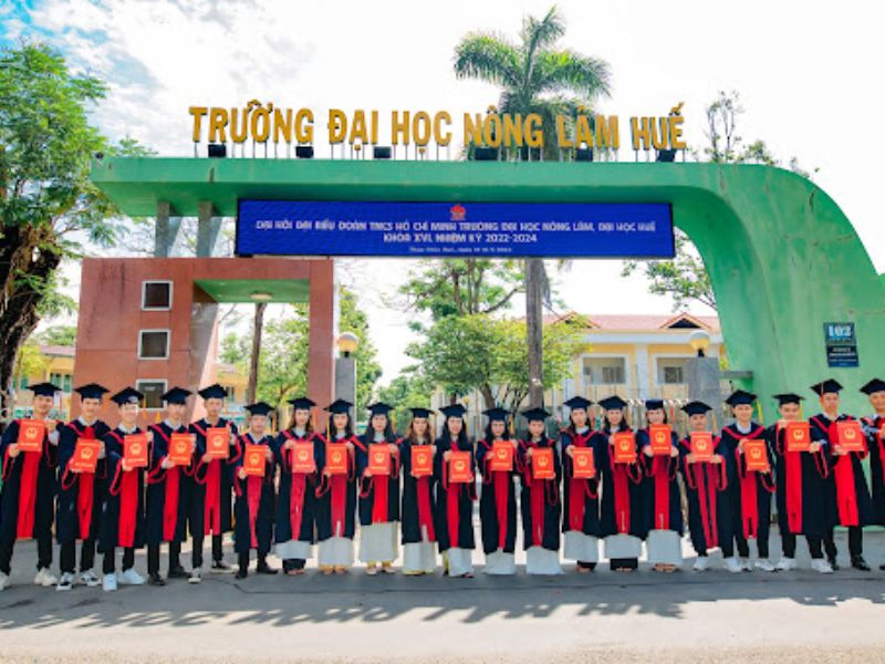Đại học Nông Lâm thuộc Đại học Huế là trường trọng điểm miền Trung