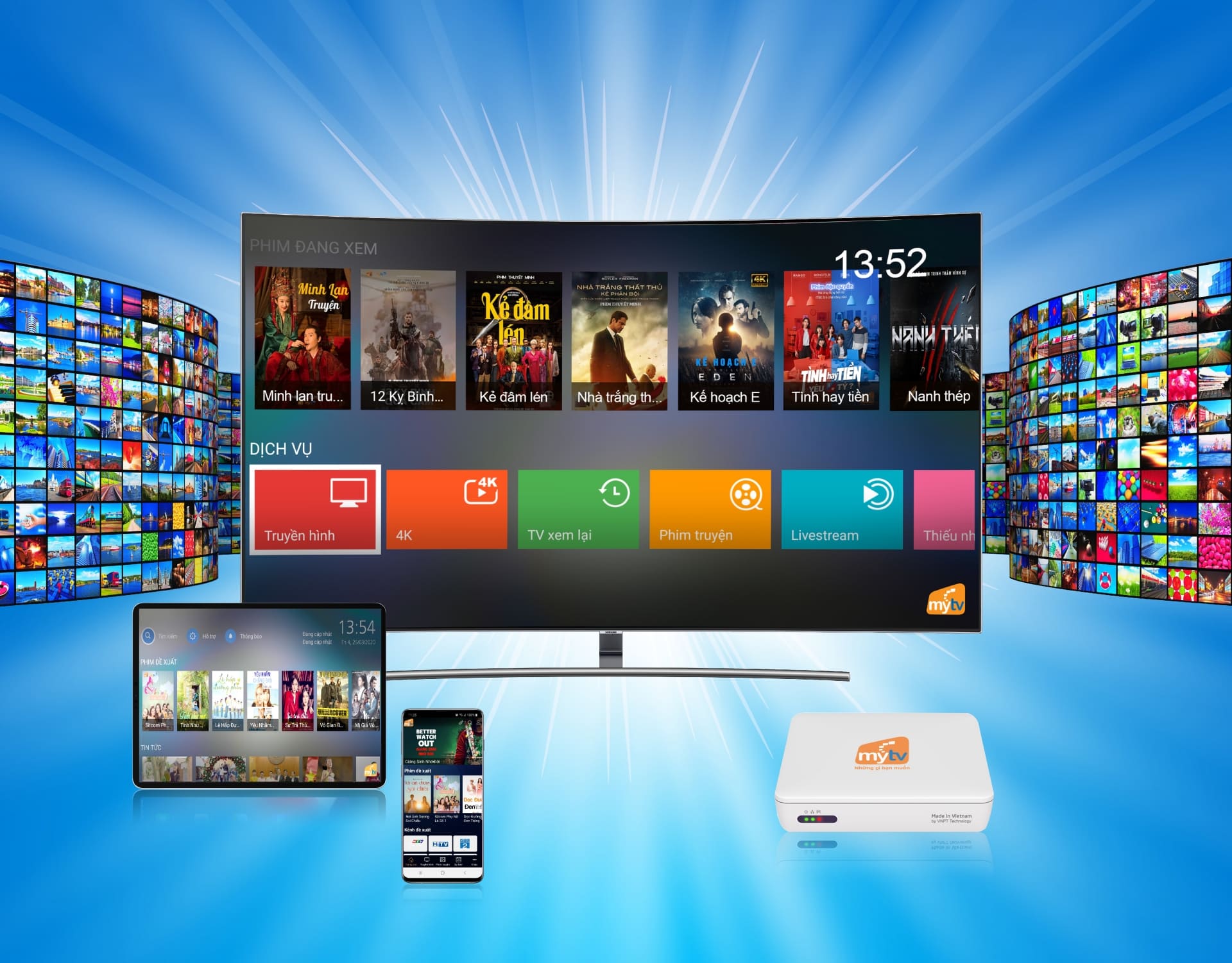 Truyền hình là một phương tiện truyền thông truyền thống có tính trực quan, sinh động