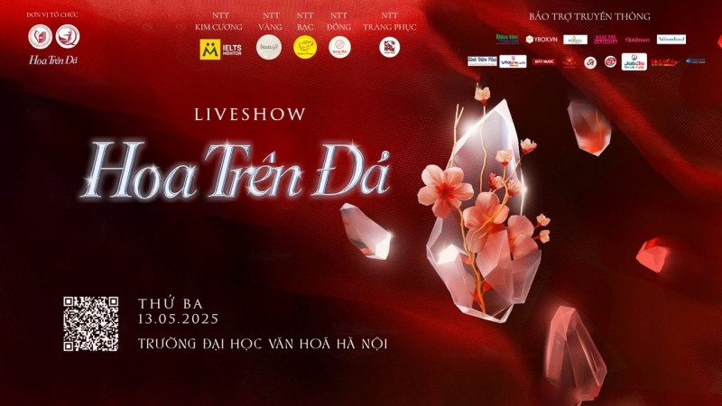 Poster liveshow Hoa Trên Đá (Ảnh: Ban tổ chức liveshow Hoa Trên Đá)