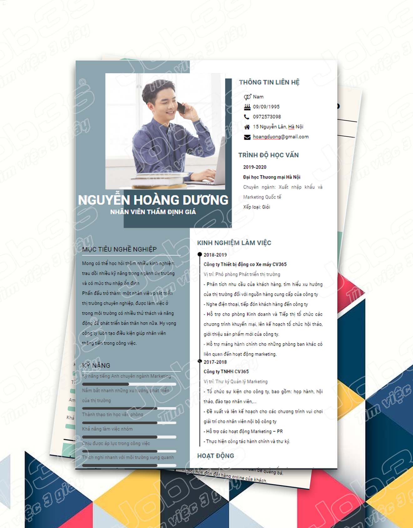 cách viết cv đẹp