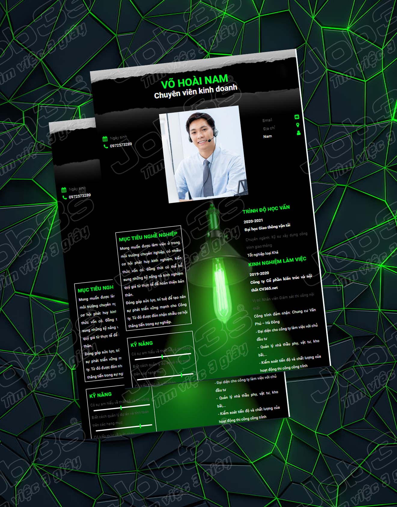 cách viết CV xin việc lái xe