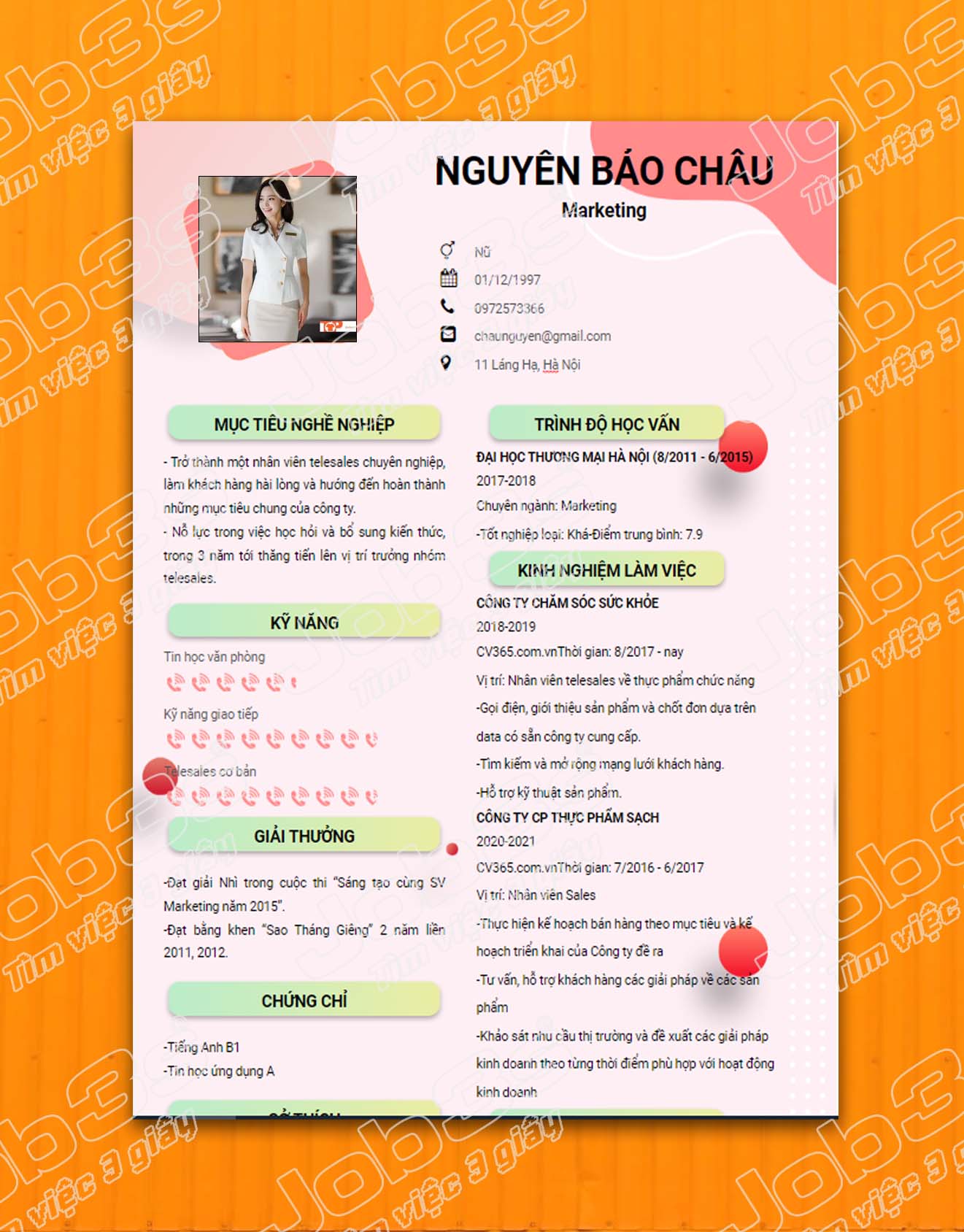 gửi cv bằng file gì