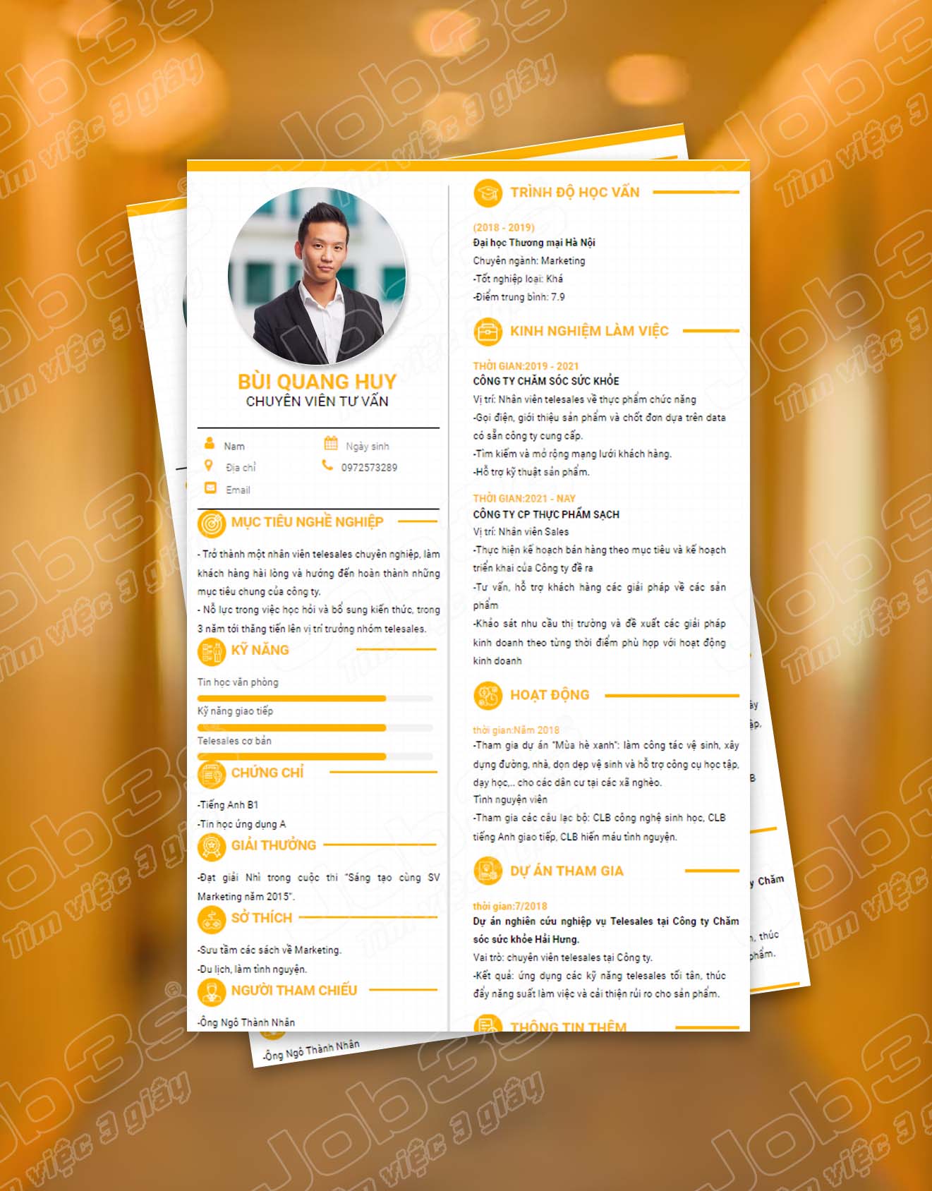 mẫu cv xin việc kỹ sư xây dựng