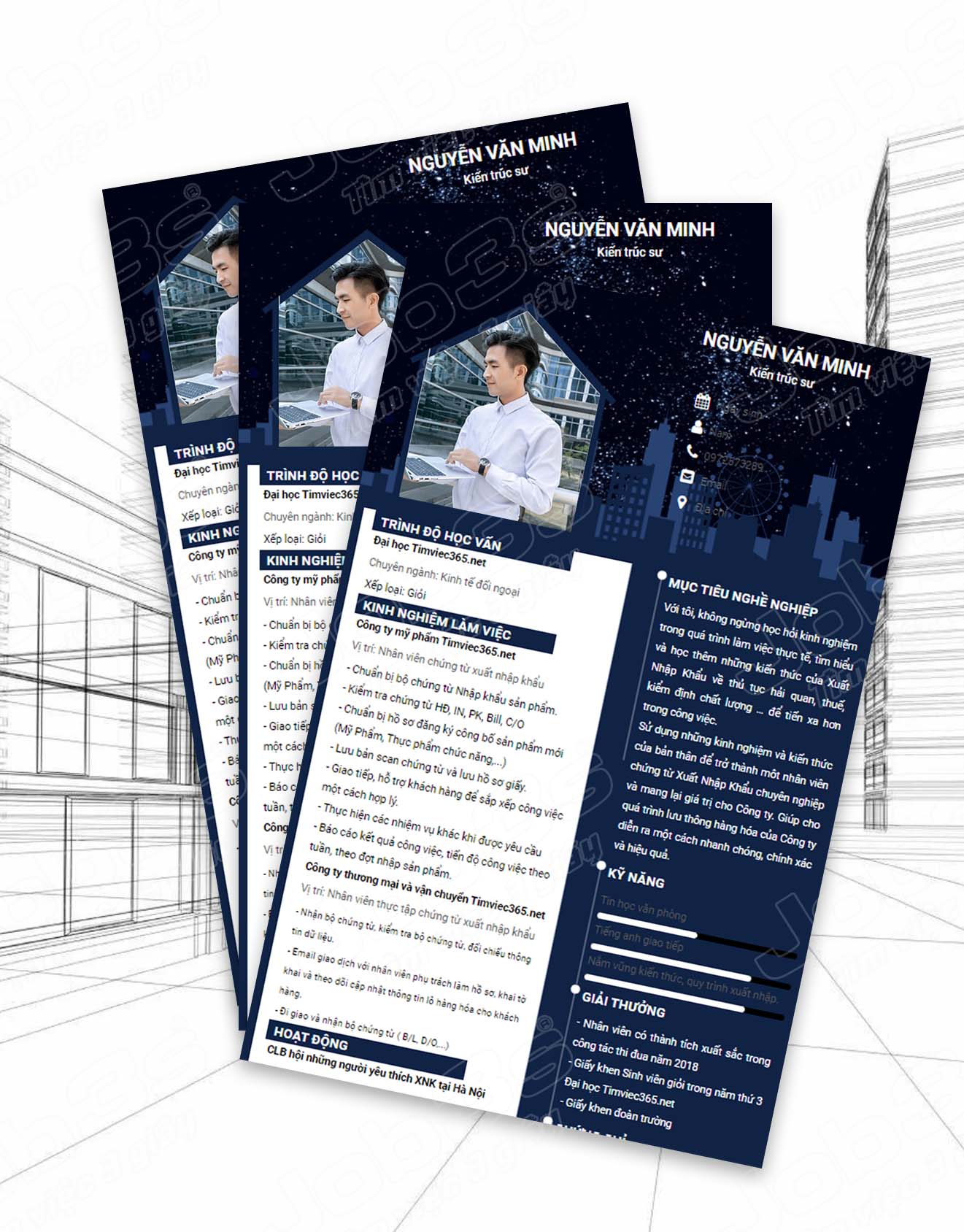 cv xin việc kỹ sư xây dựng