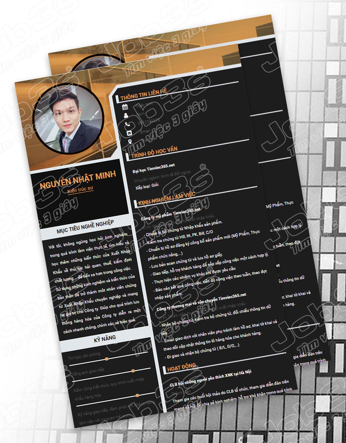 kỹ năng trong cv kỹ sư xây dựng