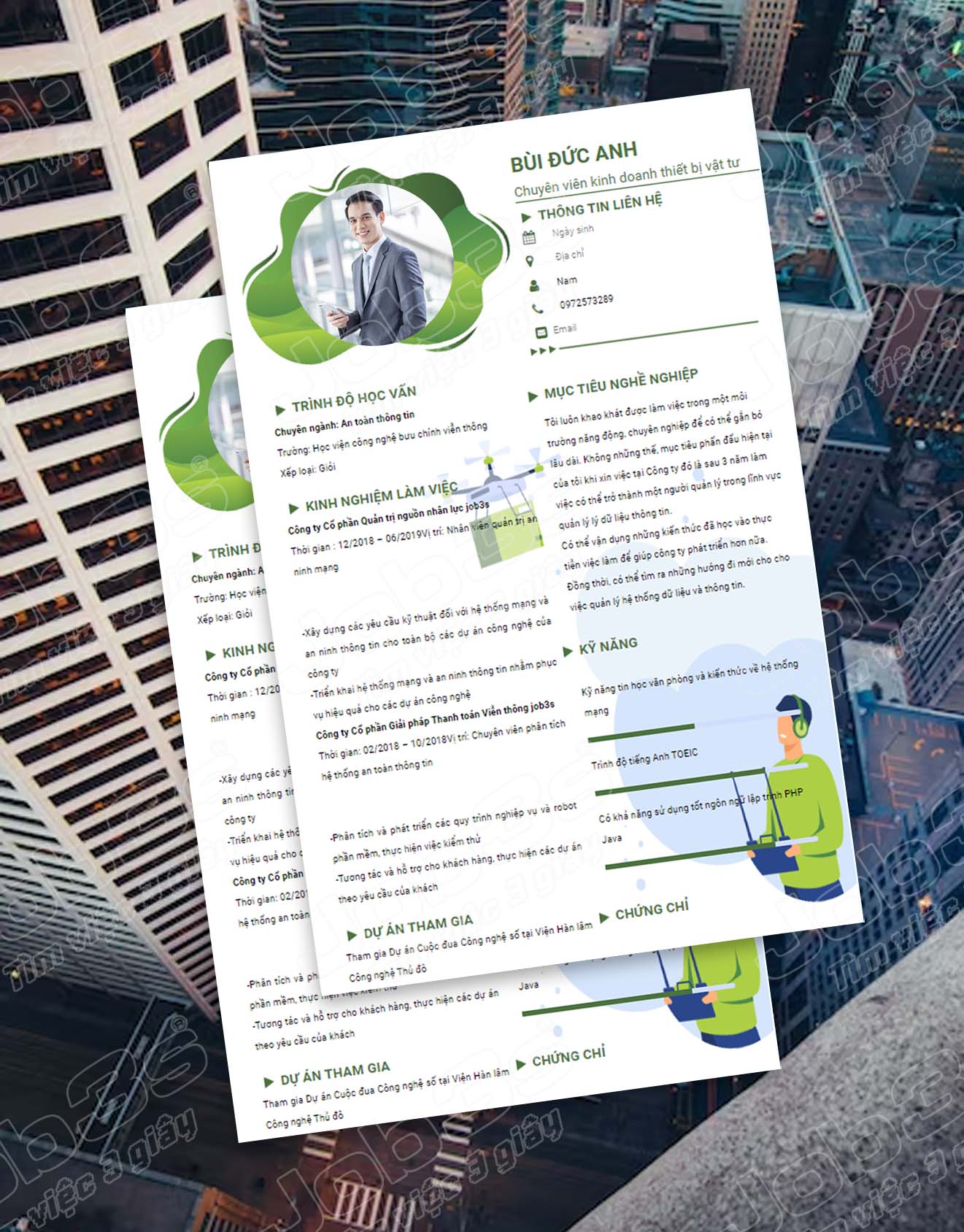 cách viết cv kỹ sư xây dựng