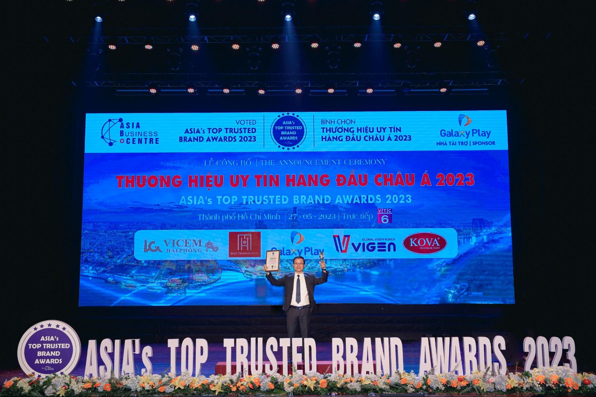 CEO Tony Vũ nhận giải thưởng năm 2023