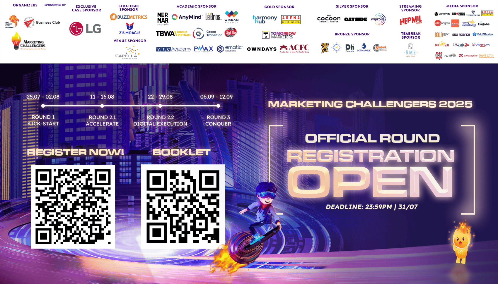 Marketing Challengers 2025 chính thức mở đơn đăng ký