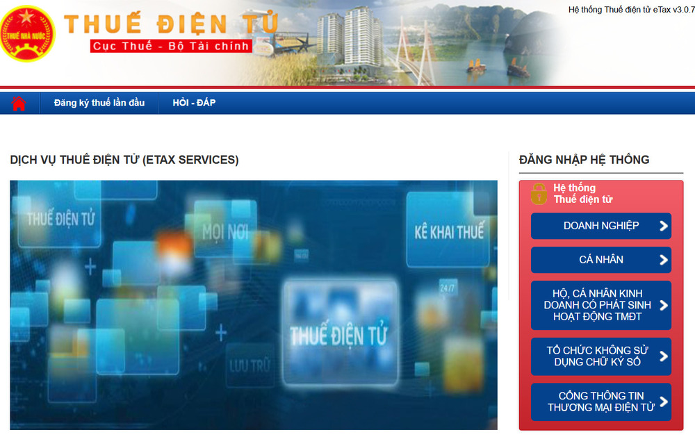 Tra cứu mã số thuế cá nhân trên website của Thuế điện tử