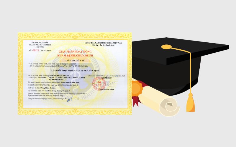 Ứng viên cần tốt nghiệp Trung cấp/ Cao đẳng/ Đại học và có chứng chỉ hành nghề