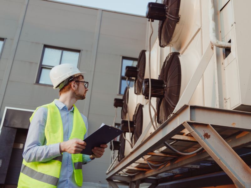 Chuyên viên thiết kế hệ thống điều hòa không khí phụ trách thiết kế thiết bị điều hòa không khí của các công trình