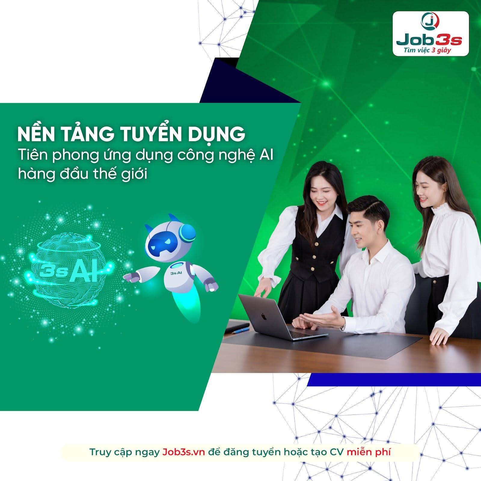 Đội ngũ chuyên gia hàng đầu của jobcentreonline.com đã phát triển được hơn 20 loại AI