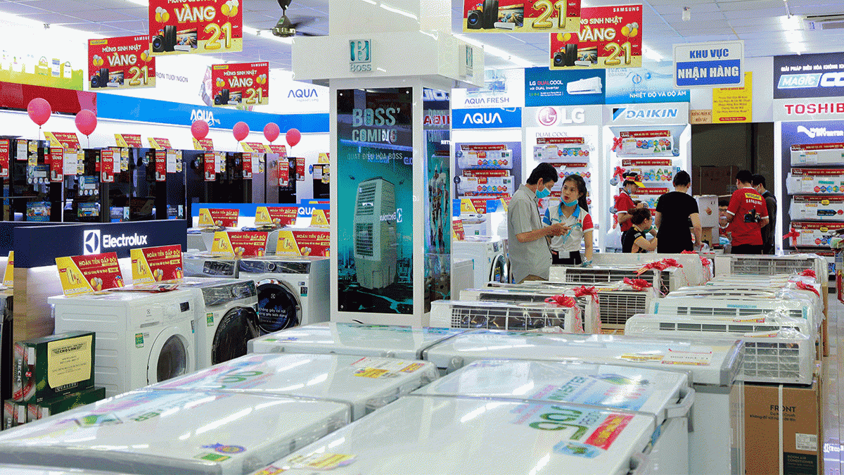 Nhân viên bán hàng điện máy cần có kỹ năng giao tiếp tốt khi tư vấn bán hàng