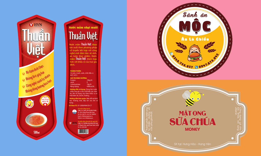 In nhãn mác đảm cần đảm bảo cung cấp đúng đủ thông tin của sản phẩm