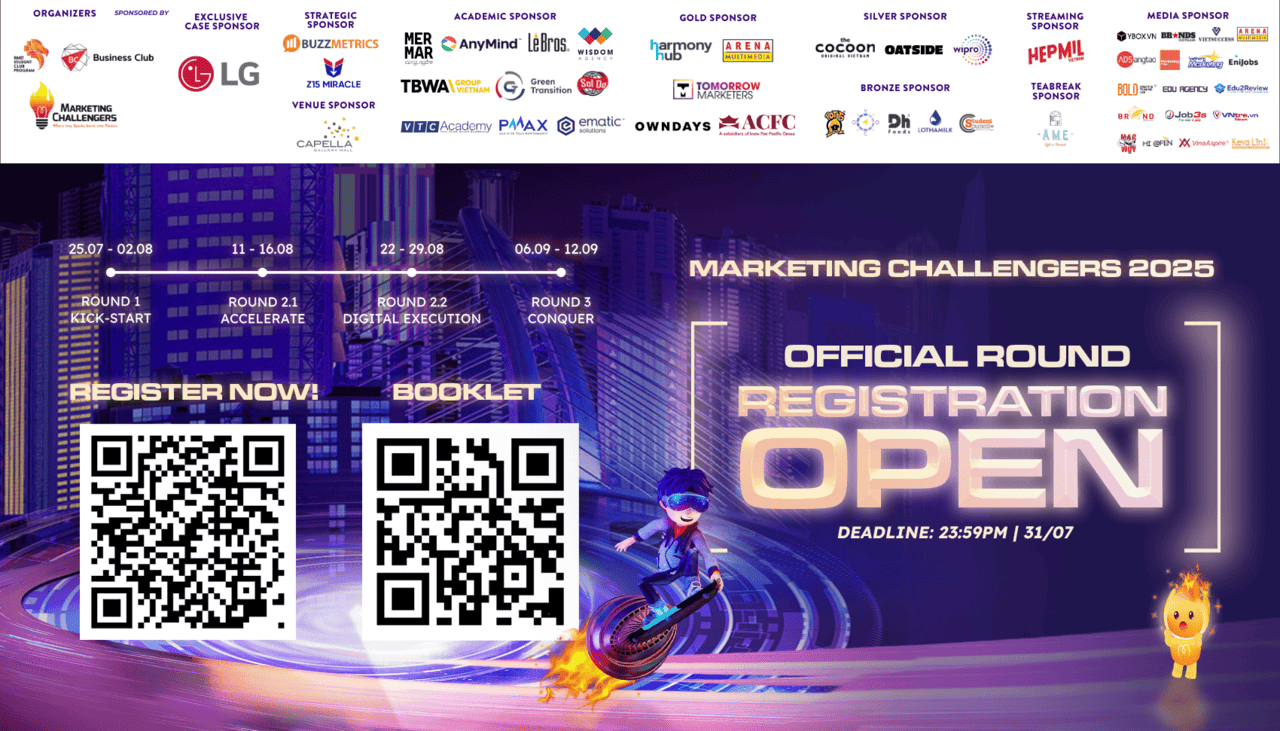 Marketing Challengers 2025: Đường đua cho Marketer trẻ chính thức khởi động